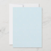 Individuell anpassbare Paare Whale Baby Dusche Einladung (Rückseite)