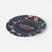 Individuell anpassbare Papier-Platte - Fügen Sie I Pappteller (Schrägansicht)