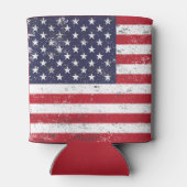 Individuell anpassbare Patriotic Family Wiedersehe Dosenkühler (Rückseite)