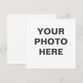 Individuell anpassbare Pauschalreisekarte Feiertagskarte (Vorne/Hinten)