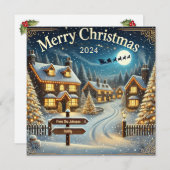 Individuell anpassbare Pauschalreisekarte Feiertagskarte (Vorne/Hinten)