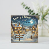 Individuell anpassbare Pauschalreisekarte Feiertagskarte (Stehend Vorderseite)