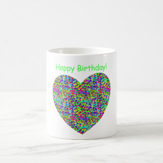 Individuell anpassbare Personalisierte Confetti He Kaffeetasse
