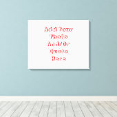 Individuell anpassbare persönliche Leinwand (Insitu (Holzboden))