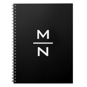 Individuell anpassbare persönliche Monogramm Notizblock