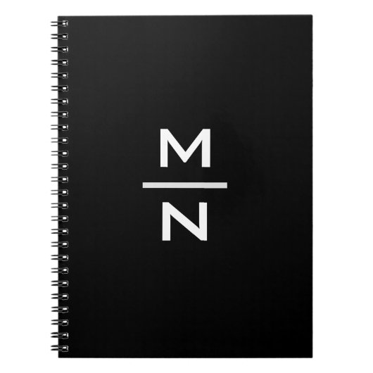 Individuell anpassbare persönliche Monogramm Notizblock (Vorderseite)