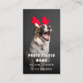 Individuell anpassbare Pet Fotokarte Visitenkarte (Vorderseite)