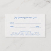 Individuell anpassbare Pet Grooming Company Erinne Begleitkarte (Vorderseite)