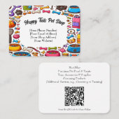 Individuell anpassbare Pet Shop Business Card Spie Visitenkarte (Vorne/Hinten)