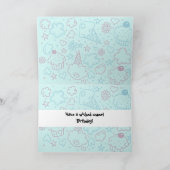 individuell anpassbare Phantastische Frauentätowie Karte (Innenseite)