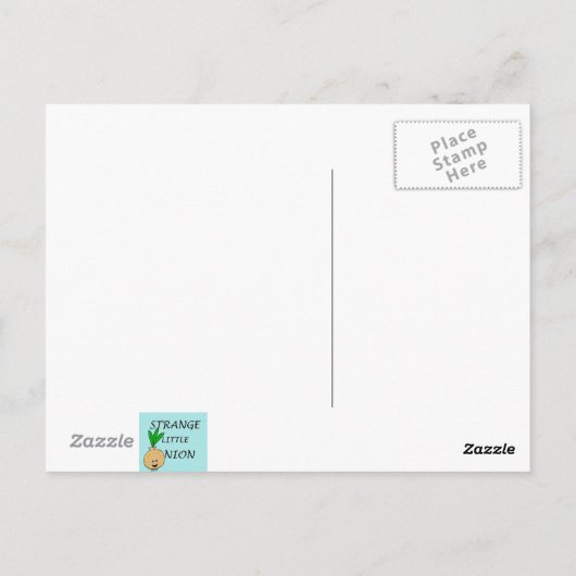 Individuell anpassbare Postkarte für den Schulbus (Rückseite)