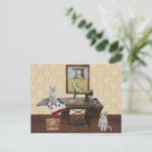 Individuell anpassbare Postkarte für Seambetont & (Stehend Vorderseite)