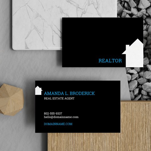 Individuell anpassbare Real Anwesen Simple House L Visitenkarte