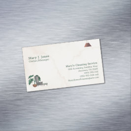 Individuell anpassbare Reinigungsservice Zuhause E Magnetische Visitenkarte