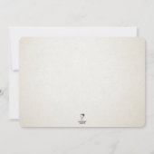 Individuell anpassbare Retro Childish-Party Einlad Einladung (Rückseite)