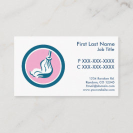 Individuell anpassbare, rosa blaue Motordäschenkar Visitenkarte