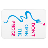 Individuell anpassbare Schlange Diät Motivation Kü Magnet (Horizontal)