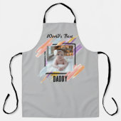 Individuell anpassbare Schürze für Männer - Farbe, (Vorderseite)