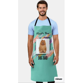 Individuell anpassbare Schürze für Männer - Farbe,