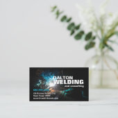 Individuell anpassbare Schweissberater-Visitenkart Visitenkarte (Stehend Vorderseite)