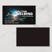 Individuell anpassbare Schweissberater-Visitenkart Visitenkarte (Vorne/Hinten)