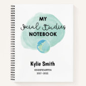 Individuell anpassbare Sozialwissenschaftsbericht Notizblock (Vorderseite)