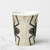 Individuell anpassbare Spine-Kribbelspinne HALLOWE Pappbecher (Rechts)