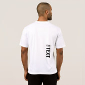 Individuell anpassbare Sport Back Print Template M T-Shirt (Schwarz voll)