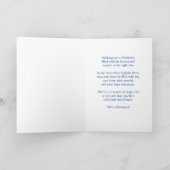 Individuell anpassbare Starry Night Einmaliges Wei Karte (Innenseite)