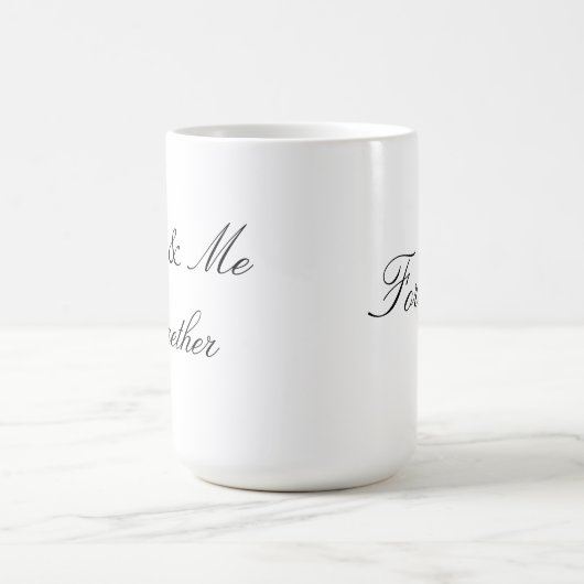 Individuell anpassbare Tasse Design Typografie Val (Mittel)