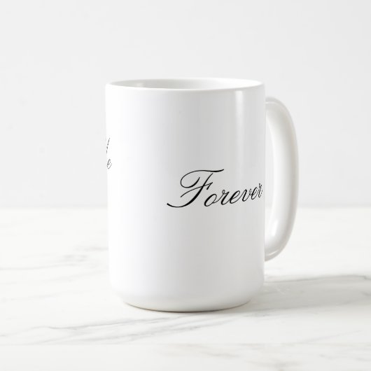 Individuell anpassbare Tasse Design Typografie Val (VorderseiteRechts)