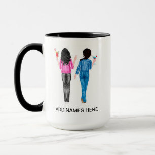 Individuell anpassbare Tasse für die besten Freund