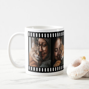 Individuell anpassbare Tasse mit dem Retro-Filmstr