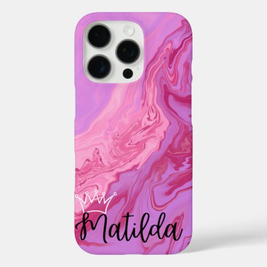 Individuell anpassbare Telefonnummern - Stilvoller Case-Mate iPhone Hülle (Rückseite)