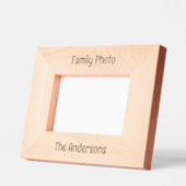 Individuell anpassbare Text- und Foto-Anzeige, Las Geätzte Rahmen (Links)