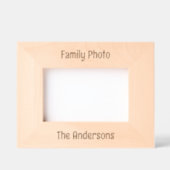 Individuell anpassbare Text- und Foto-Anzeige, Las Geätzte Rahmen (Vorderseite)