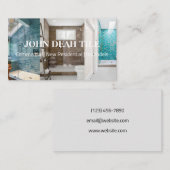 Individuell anpassbare Tile Business Card Visitenkarte (Vorne/Hinten)