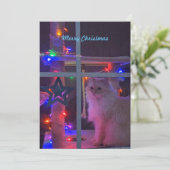 Individuell anpassbare Urlaubskarte. Feiertagskarte (Stehend Vorderseite)