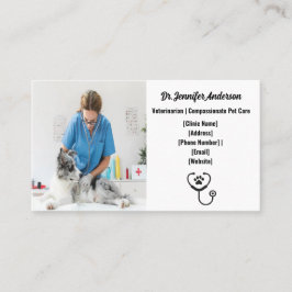 Individuell anpassbare Veterinärversicherungskarte Visitenkarte