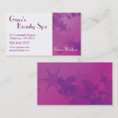 Individuell anpassbare Visitenkarte (Vorne/Hinten)