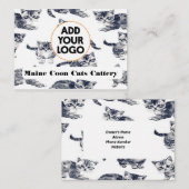 Individuell anpassbare Visitenkarte für Katterie (Vorne/Hinten)