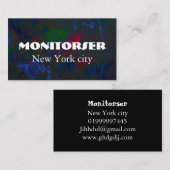 Individuell anpassbare Visitenkarte | Modern (Vorne/Hinten)