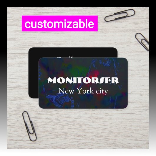 Individuell anpassbare Visitenkarte | Modern