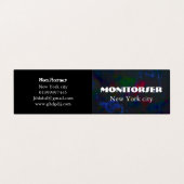 Individuell anpassbare Visitenkarte | Modern Visitenkarten (Außenseite Aufgefaltet)