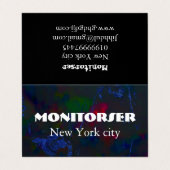 Individuell anpassbare Visitenkarte | Modern Visitenkarten (Außenseite Aufgefaltet)