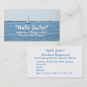 Individuell anpassbare Visitenkarte, NAUTISCHE THE Visitenkarte (Vorne/Hinten)