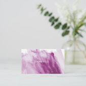 Individuell anpassbare Visitenkarte, Watercolor Wa Visitenkarte (Stehend Vorderseite)