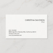 Individuell anpassbare Visitenkarte, Watercolor Wa Visitenkarte (Rückseite)