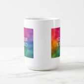 Individuell anpassbare Vorlage Fügen Sie Ihren Fir Kaffeetasse (Mittel)