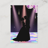 Individuell anpassbare Website-Karte für Hochzeite Begleitkarte (Rückseite)